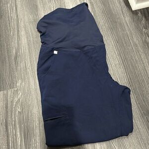 Navy Figs Maternity Pants